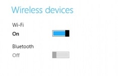Bluetooth in Windows 8 in- of uitschakelen